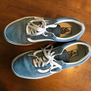 Blue Suede Old Skool Vans